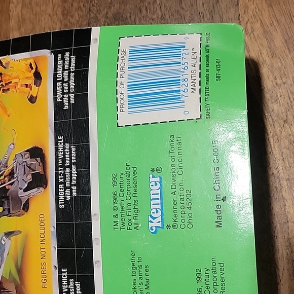 Kenner Aliens Mantis Alien 1992 - Picture 7 of 7